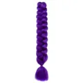 Purple jumbo braid synthetic hair extension for African hair styles hip hop braiding wigs. - A35