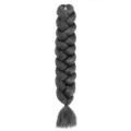 Dark Grey Jumbo Braid Hair Extension 165g Synthetic High Temperature Fiber Dreadlocks - A38