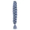 Grey Jumbo Braid Hair Extension 165g Synthetic Braiding Hair for Hip-Hop Styles - A40