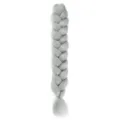 Grey jumbo braid hair extension synthetic high temperature fiber for stylish hairstyles. - A44