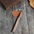 Westerse cowboy stijl leer kwast sleutelhanger tas bedel mode accessoire voor dames. - Letter A