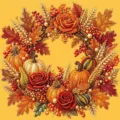 Kit DIY pintura diamante calabaza Halloween corona otoño arte cuentas decoración pared - LC-111 (Lienzo Sin Marco 25x25 cm Bolsa OPP)