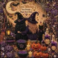Kit de pintura de diamante bruja de Halloween calabaza pedrería decoración de pared regalo - LC-110 / Lienzo Sin Marco 25x25 cm (Bolsa OPP)