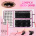 Kit epektasis memonomenon vlefaridon DIY 230 temachia vlefarides systadas me kolla - DIY-D-009 Σετ (Χωρίς LOGO) / Δίσκος Βλεφαρίδων + Κόλλα + Τσιμπιδάκι + Βουρτσάκι / Ροζ