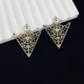 Vintage Bronze Hollow Floral Shirt Collar Clips Metal Retro Brooch Pin Fashion Jewelry - 2 Pieces/Pack (Pair) / Bronze