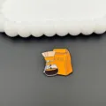 Cute cartoon coffee maker enamel pin fashion metal brooch backpack clothes accessories badge - Pour-Over Coffee Pot Style (R396)