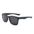 Herren polarisierte Sonnenbrille stylische quadratische Brille UV Schutz Outdoor - Blauer Rahmen Graue Linse