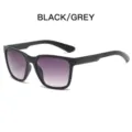 Schwarzer Rahmen Farbverlauf Linse Mode Sport Outdoor Sonnenbrille UV Schutz fuer Damen - Schwarzer Rahmen Verlauf Graues Glas