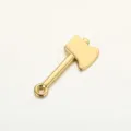 Vintage goldene Axt Anhänger Legierung DIY Schmuck Zubehör für handgemachte Halskette Armband. - 2.5*1.1cm / Gold