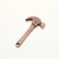 Antik Kupfer Hammer Anhänger Charm für DIY handgemachte Schmuck Armbänder Halsketten - 3*1.55cm / Roségold