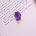 Resin melted popsicle fruit charm DIY craft accessory for phone case shoe flower decoration - Grapes