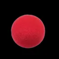 Red sponge ball clown nose prop, soft texture, perfect for Halloween party dress up and cosplay. - Red Nose