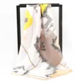 Sciarpa Quadrata (90 Sciarpa Seta) / 1 Pezzo (90*90cm) / Blocco di Colore Europeo