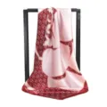 Sciarpa Quadrata (90 Sciarpa Seta) / 1 Pezzo (90*90cm) / Stampa Vinaccia Rosa