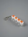 Fidget toy 4-key mechanical keyboard switch keychain decompression caramel bread charm - 4-Button Bread Style / With Lights