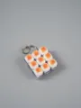 Fidget Spielzeug Karamell Brot mechanische Tastatur Klicker Schlüsselanhänger Büro. - 9-Knopf Brot Stil
