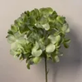 Stelo di fiore di ortensia verde artificiale per decorazione domestica, bouquet da sposa. - Ortensia Serigrafata 54 Verde