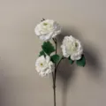 Ramo di fiori bianchi finti peonie artificiali per matrimonio decorazione floreale casa. - Paeonia Multistrato