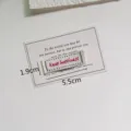 Embroidered fabric label variant with keep happiness text, perfect for DIY clothing decoration. - Happiness Red Text Style (zm1368) / 5.5x1.9cm