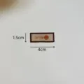 Etichetta in tessuto decorativa patch tessuta con testo Smile per DIY abbigliamento borse 4x1.5cm - Stile Faccina Sorridente Smile (zm1445)