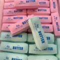 Cute butter block squishy toy slow rising decompression toy stress relief sensory toy 1pc - Strawberry Cheese Bar