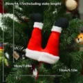 Decorazione per albero di Natale con gambe di elfo per festa festiva di interni ed esterni - Piccolo Pic per Gambe di Babbo Natale