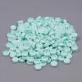 100g DIY miniature round plastic filler beads compatible with crafts and squishy toy making accessories - 100g Pack (Approx 900 Pcs) / Light Pink Green