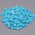100g DIY στρογγυλά σωματίδια πλήρωσης υλικών, συμβατά με τα αξεσουάρ 98138. - Συσκευασία 100g (Περίπου 900 Τμχ) / Ble Jade