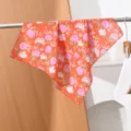 Sciarpa quadrata con stampa floreale arancione in seta per donna fascia per capelli accessorio moda. - Motivo Floreale Arancione (#586) / 55x55cm
