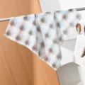 Vintage plaid cotton linen square scarf for women, retro versatile neckerchief hair band. - 58x58cm / Blue Brown White Plaid