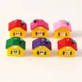 10pcs miniatures maison en résine breloques DIY micro paysage jardin accessoires mignon - 10 Pièces/Paquet / Multicolore