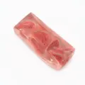 Watermelon fruit jelly pinch toy detail view, soft elastic stress relief toy bar. - Vaseline Watermelon Long Squishy [Random Fruit]