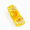 Transparent fruit squeeze toy, long strip jelly stress relief toy with orange slices detail. - Vaseline Orange Long Squishy [Random Fruit]
