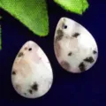 Colgante de gota de ágata cristal facetado accesorio DIY para collares y pendientes. - Azul de Tianshan