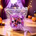Halloween purple ice cube squishy toy slow rising stress relief novelty sensory gift - 5cm Ice Cube 150g / Black Spider (OPP Bag)