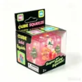 Christmas theme cube squish toy slow rebound decompression toy gift box packaging - Color Box / Pink