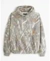 Unisex Herbst Winter Fleece Camo Kapuzenpullover mit praktischer Kängurutasche und Kordelzug. - J0011 / XS