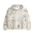 Unisex Ahornblatt-Camouflage-Kapuzenpullover, lässiger Langarm-Hoodie mit praktischer Tasche. - J0013 / XS