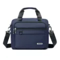 Herren Business Umhängetasche Freizeit Reise Messenger Tasche große Kapazität navyblau Handtasche - Blau