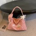 Mit Anhänger / Leopardenrosa