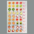 Adorables stickers d'ongles fruits dessin animé dopamine enfants DIY autocollants d'ongles - Style Animal Fruit (CD3-26053)