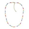 Collar de cuentas de colores estilo bohemio gargantilla ajustable joyas para mujeres - Collar de Abalorios de Colores (BLX260017A)