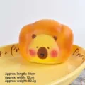 Niedliches Capybara Brot Squishy Spielzeug Langsam steigende PU Tier Stressabbau Variante - Großer Bär Kapibara Kopf