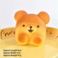 Süßes Bärenbrot Squishy Spielzeug langsam steigend PU Dekompression Stressabbau Tier SKU - Klassischer Kleiner Bärenkopf