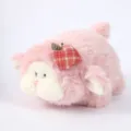 Roze pluche schaap knuffel speelgoed schattige bureau metgezel zacht dier verjaardag cadeau - 14cm / Roze