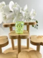 Translucent green glitter gummy bear squishy toy cute jelly decompression stress relief - Heart Style / Green