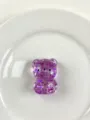 Transparent glitter bear squeeze toy, soft jelly resin stress relief toy with shiny stars inside. - Five-pointed Star Style / Purple