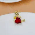 Goldener Hexenhut Rotes Herz (Stil 3)