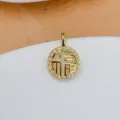 Goldene Segen-Zeichen Scheibe (Stil 6)