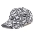 Gorra de béisbol con estampado de billetes de dólar para hombre y mujer, sombrero solar. - Talla única / Estilo B (Estampado Dólar)